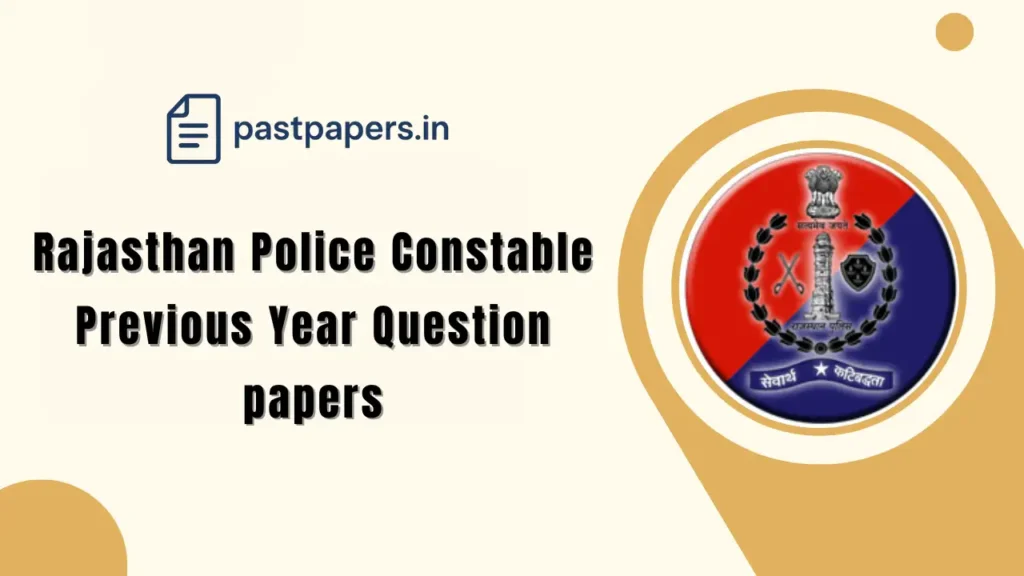 rajasthan police constable previous year paper